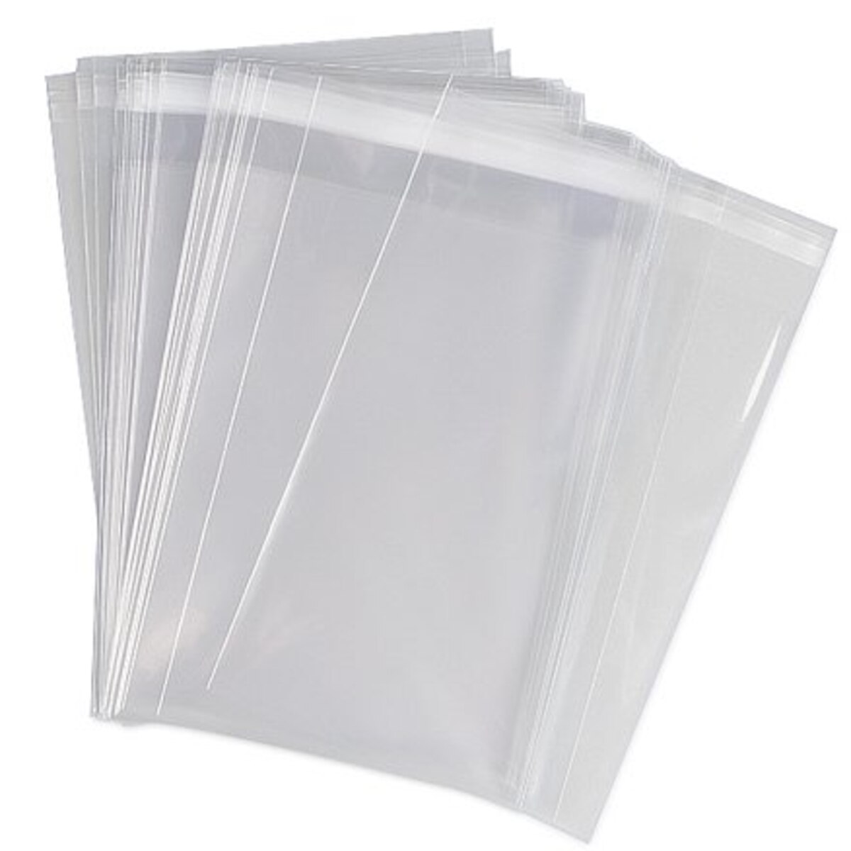 Poly Sticker Bag 6 x 5.5 + 1.5