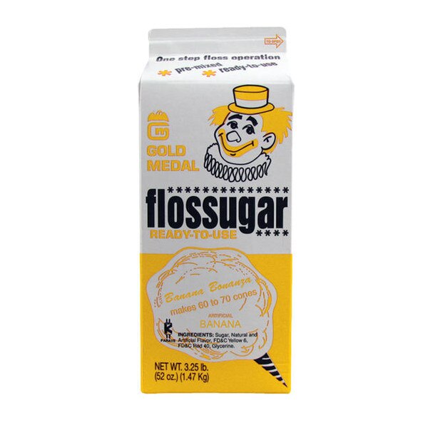 Floss Sugar Banana Bonanza (6 x 3.25 lb)