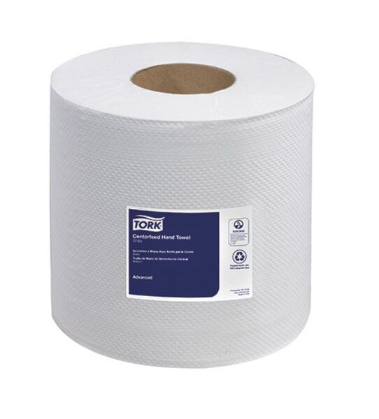 121201 : Tork Advanced Centerfeed Hand Towel, 2 Ply, 600 Sheets/Roll, 6